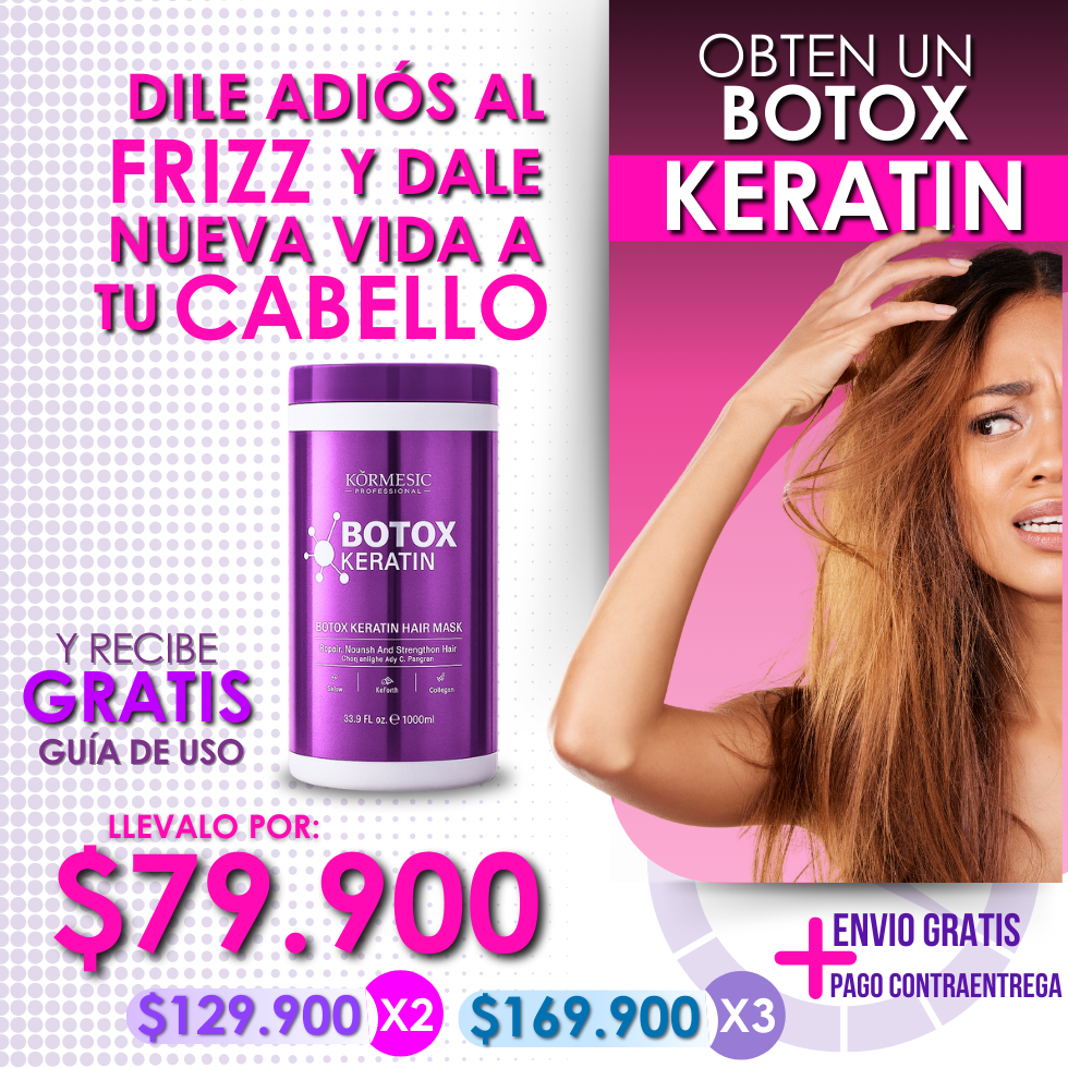 Botox Keratin – Alisa tu cabello en minutos