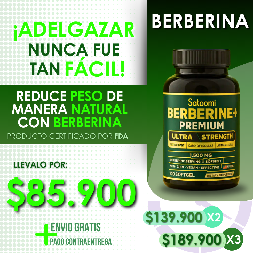 Berberina – Baja de peso de forma Natural
